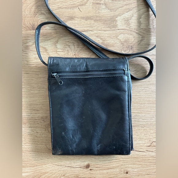 Tusk Genuine Smooth Italian Leather Crossbody - Picture 5 of 10
